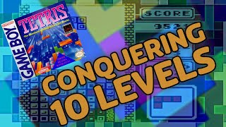 Tetris Triumph: Conquering 10 Levels of Block-Busting Mastery (Game Boy Color Version) With Music