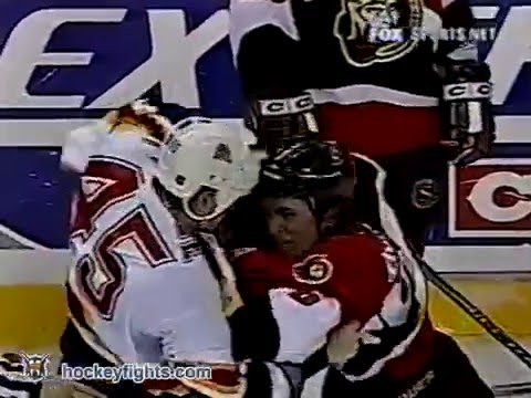 Wade Redden vs Brad Ference