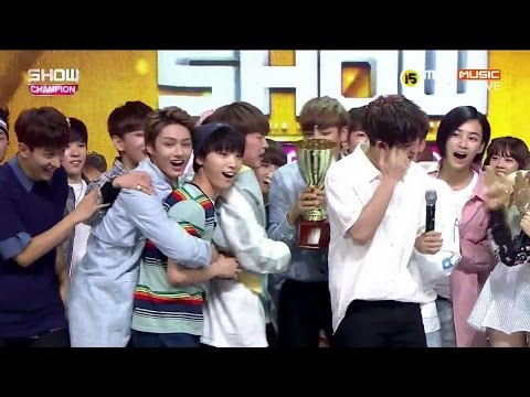 쇼챔피언 세븐틴(SEVENTEEN) - 예쁘다(Pretty U) + 1위 (1st Win) @ Show Champion 160504