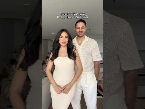 Cayan's brother's reaction to becoming an uncle 🩷 #couple #marriage #pregnant #foryou #fy