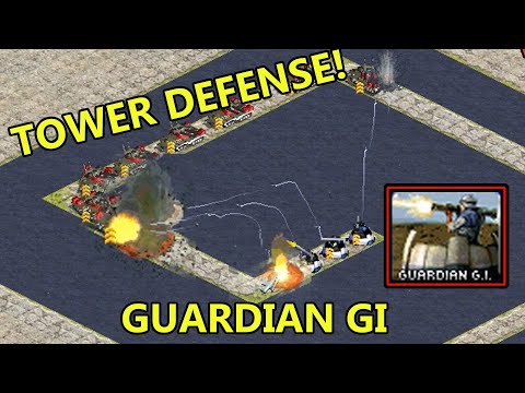 Guardian GI TD vs Strongest Tanks - [Red Alert 2]