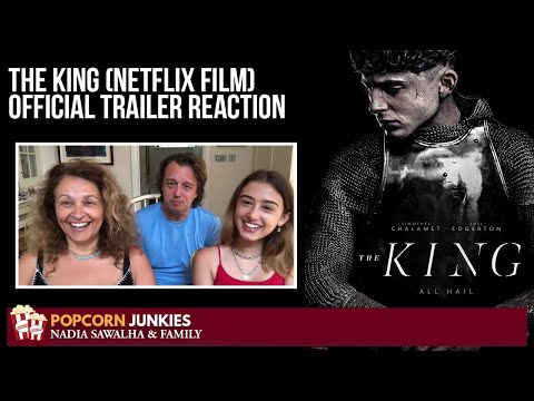 The King (Netflix Film) Official Trailer (Timothee Chalamet) The Popcorn Junkies REACTION
