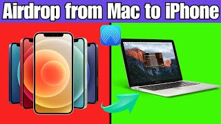 How to Airdrop iPhone to Mac 2024 | Airdrop a file, video, image from iphone to macbook