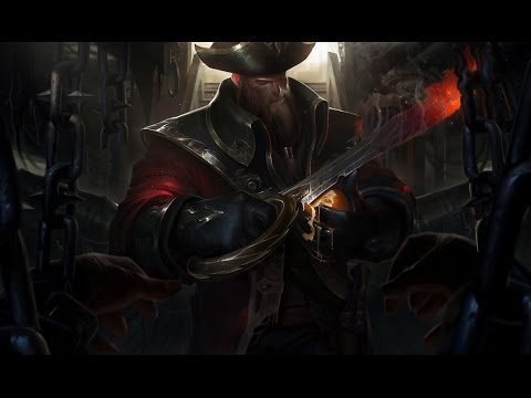 Gangplank top stomping ~ Double penta League of Legends Patch 6.16