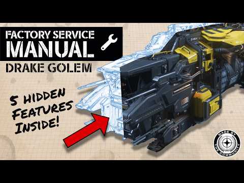 5 Features Hidden inside the DRAKE GOLEM - Star Citizen