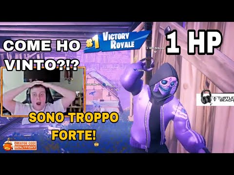BENJYFISHY RIMASTO DA SOLO VINCE UN GAME ASSURDO CON 1 HP DI VITA NEL TORNEO MrSavage CUP!