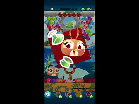 Angry Birds Pop Hard Level 875 using Daily Guest Star Dahlia (no added boosters)