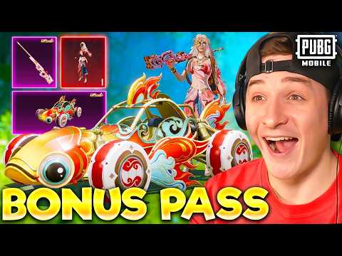 NEW MAXED BONUS PASS BUGGY & AWM GUN LAB! PUBG MOBILE