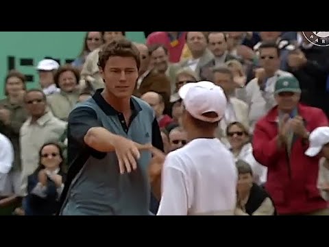 Marat Safin vs Fabrice Santoro 2001 Roland Garros R3 Highlights