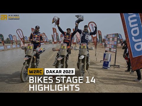 Bikes Top moments - Stage 14 #Dakar2023 - #W2RC