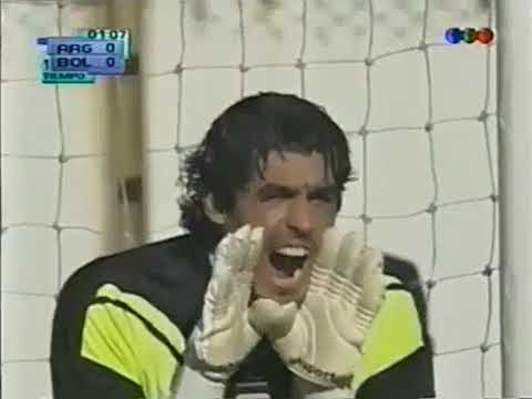 Eliminatorias Mundial 2002: Argentina 1-0 Bolivia (04/06/2000). Narración en español.