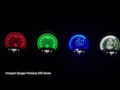 Prosport Gauges Premium EVO Series Demo