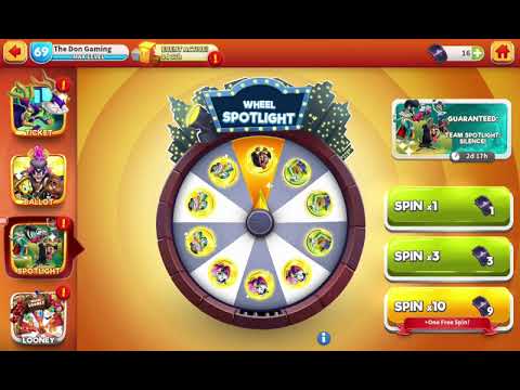 Looney Tunes World of Mayhem Spotlight Wheel and Ballot Wheel