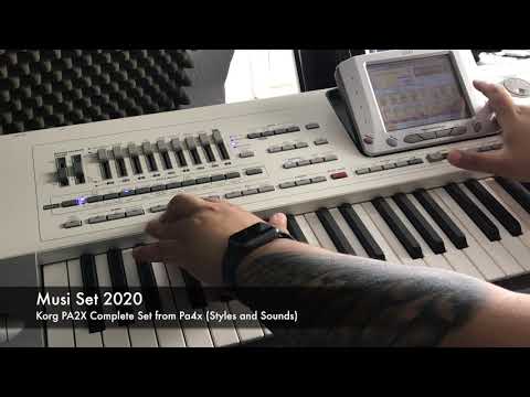 Musi Set 2020 KORG PA2X - PA800 256MB - Complete Set from Pa4x (Styles and Sounds)