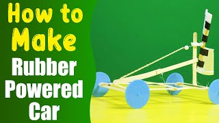 Rubber Band Powered Propeller Car