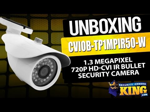 Unboxing - 1.3 Megapixel 720p HD-CVI IR Bullet Security Camera - CVIOB-TP1MPIR50-W
