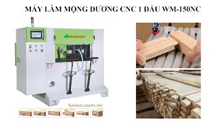 Máy đánh mộng dương cnc 1 đầu WM-150NC | Thay đổi kích thước mộng bằng màn hình cảm ứng
