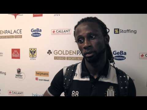 Amara Baby & Dieumerci Ndongala après STVV - R.Charleroi S.C