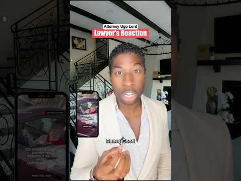 Renee Good ICE Shooting: Are Criminal Charges Possible? Next Legal Steps. Attorney Ugo Lord Reacts