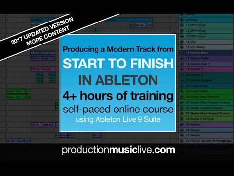Free Download Producing a Modern Track from Start to Finish TUTORIAL