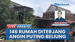 Angin Puting Beliung Terjang Grobogan, 146 Rumah di Desa Tajemsari Rusak Parah Jelang Maghrib