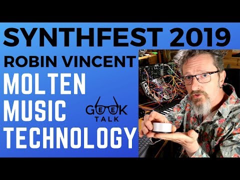 Synthfest 2019 - Robin Vincent Molten Music interview | GeeK Talk