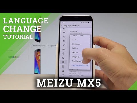 How to Change Language on MEIZU MX5 - Set Up Flyme Language |HardReset.Info