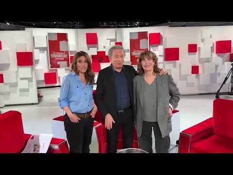 image = Michel Drucker, Jane Birkin, Nathalie Lévy