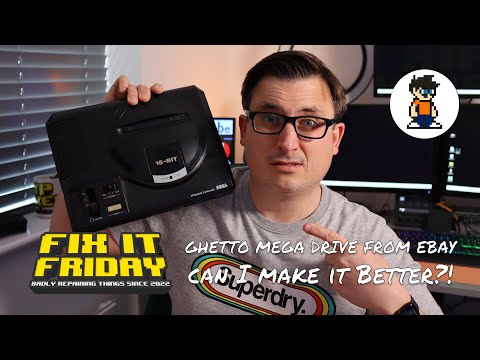 SEGA MEGA Drive - Dismantling, Replacing the Capacitors &  Voltage Regulators - Fix it Friday