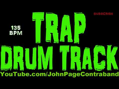 Trap Drum Beat Track Song Loop 135 bpm 808 Bass