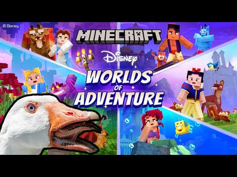 Minecraft Disney Worlds of Adventure Gameplay