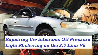 Chrysler Sebring 2.7L Oil Pressure Light Flickering