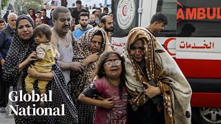 Global National: Oct. 17, 2023 | Origin of Gaza hospital blast unclear after hundreds killed