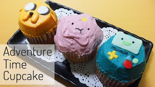 어드벤쳐타임 컵케익 How to decorate a Adventure time cupcake