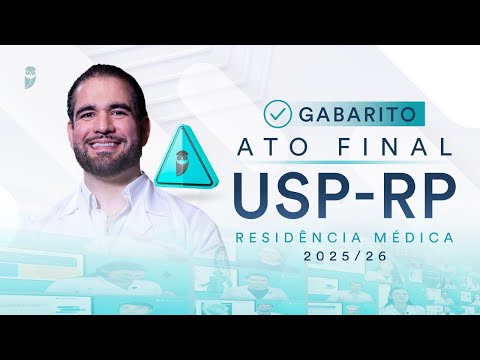 Gabarito USP-RP 2025/26 - Correção de prova ao vivo