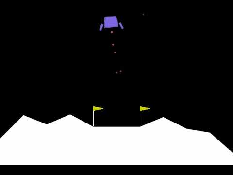 Reinforcement Learning for LunarLander environement by using stable baselines 3