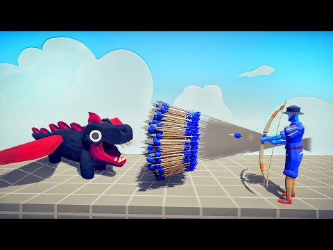 BABY DRAGON vs EVERY GOD -Totally Accurate Battle Simulator TABS