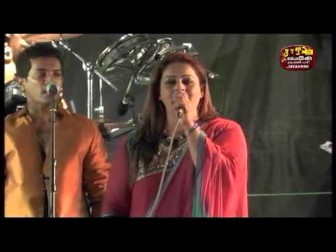 Mage kiya Athwela Athula Adhikari singing with Super Grade Band