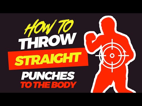 Boxing Training | How To Throw Straight Punches To The Body