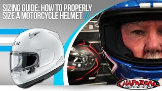How to Properly Size a Motorcycle Helmet - ChapMoto.com Fitment Guide