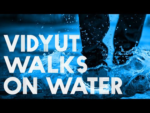 Vidyut Walks on Water | Kalaripayattu | Martial Arts