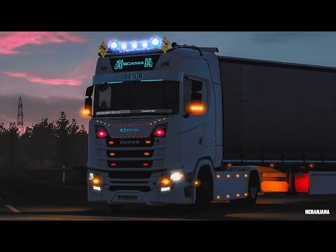 Euro Truck Simulator 2 Mods | NG Scania Mega Light Pack & More Lights Addon | ETS2 Mods v1.40
