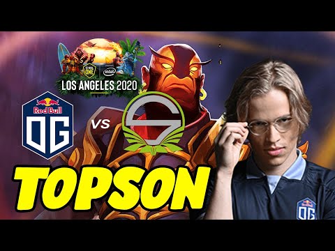 Topson Perspective OG vs Team Singularity Game 2 - ESL One Los Angeles 2020 EU Qualifier