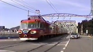 名鉄 犬山線,併用時代の犬山橋 (1999年)