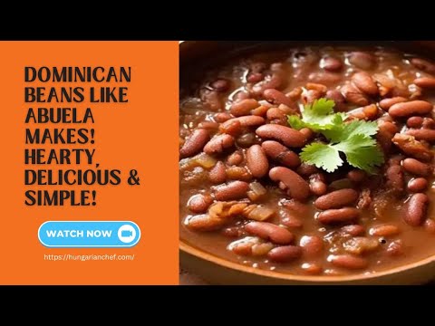 Dominican Beans Like Abuela Makes! Hearty, Delicious & Simple! 🇩🇴🍲