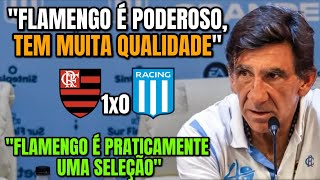 TÉCNICO DO RACING COMPARANDO O FLAMENGO COM UMA SELEÇÃO