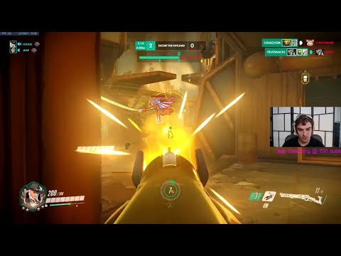 JAKE PRO ASHE GAMEPLAY! 46 ELIMS! [ OVERWATCH SEASON 24 TOP 500 ]