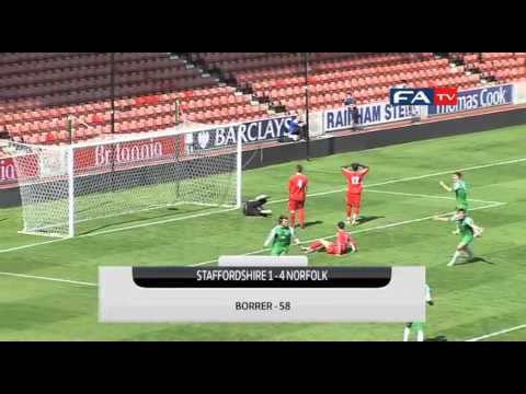 Staffordshire 2 - 4 Norfolk - FA County Youth Cup