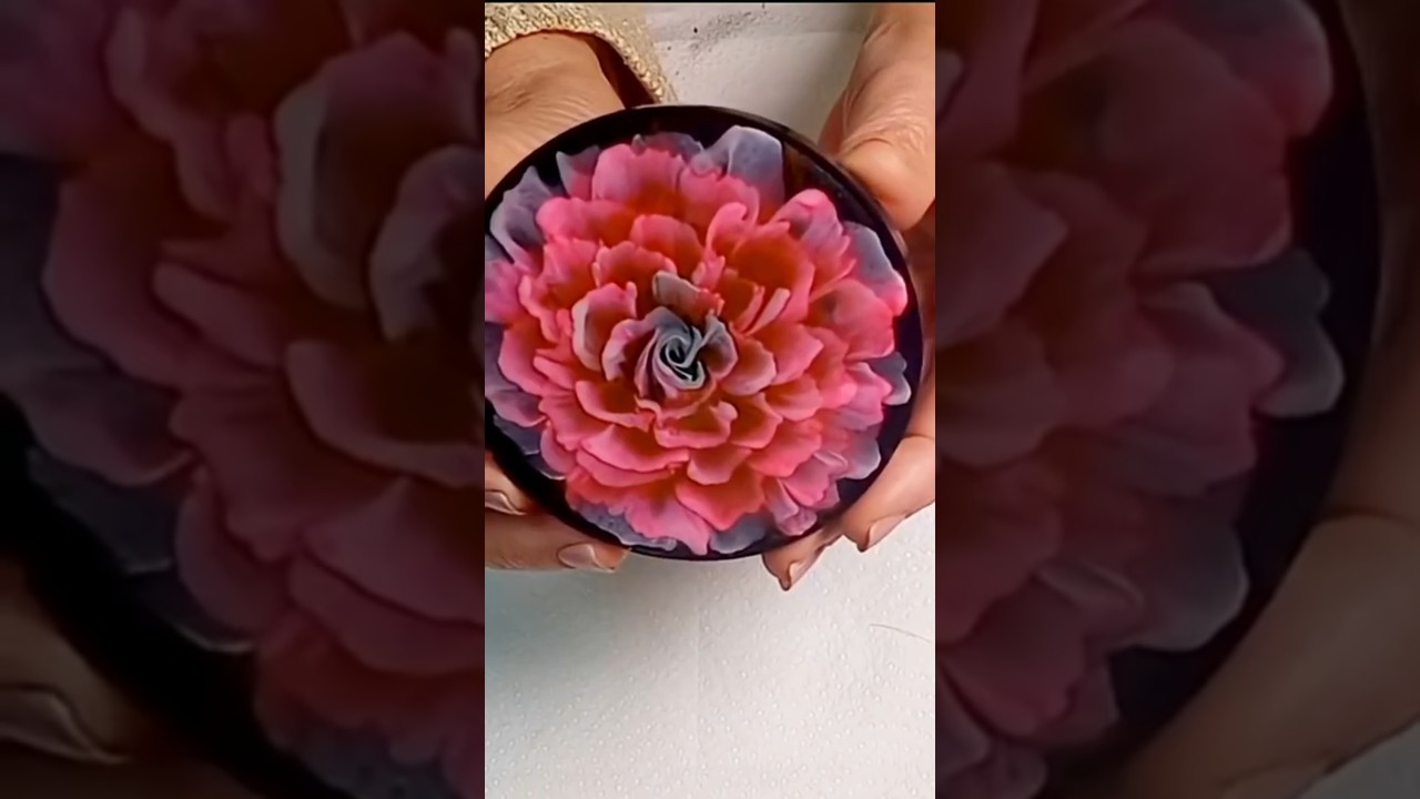 Resin Bloom made easy #Resin #resinart