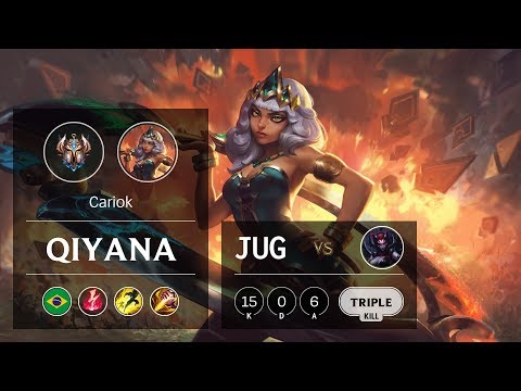 Qiyana Jungle vs Elise - BR Challenger Patch 9.16